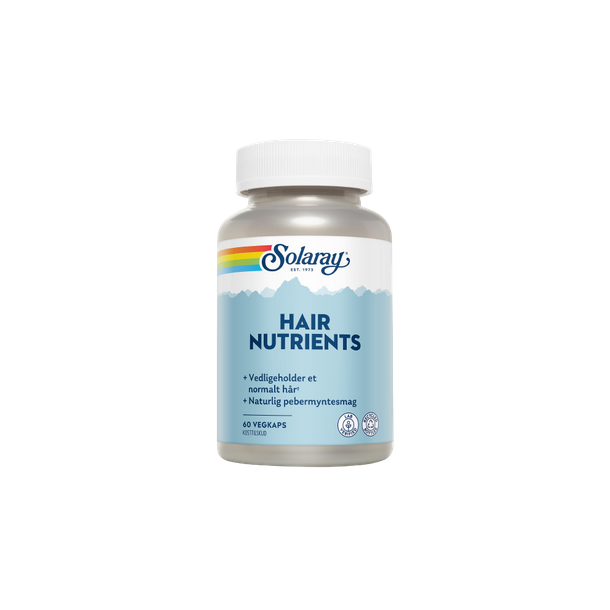 Solaray Hair Nutrients - 60 Vegetabilske kapsler