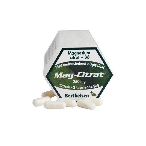 Berthelsen Mag-Citrat - 120 stk
