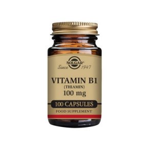 Solgar B1-vitamin 100 mg (Thiamin) - 100 kap
