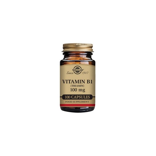 Solgar B1-vitamin 100 mg (Thiamin) - 100 kap