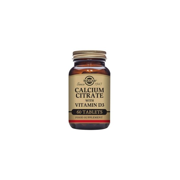 Solgar Calcium Citrate+D3 - 60 tab