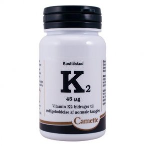 Camette K2 vitamin - 180 kapsler