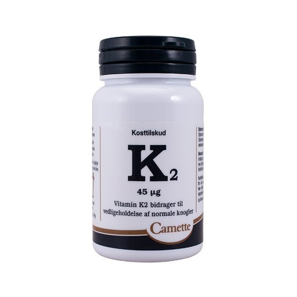 Camette K2 vitamin - 180 kapsler