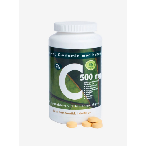 Berthelsen C Vitamin 500 mg. med hyben - 240 depottabletter