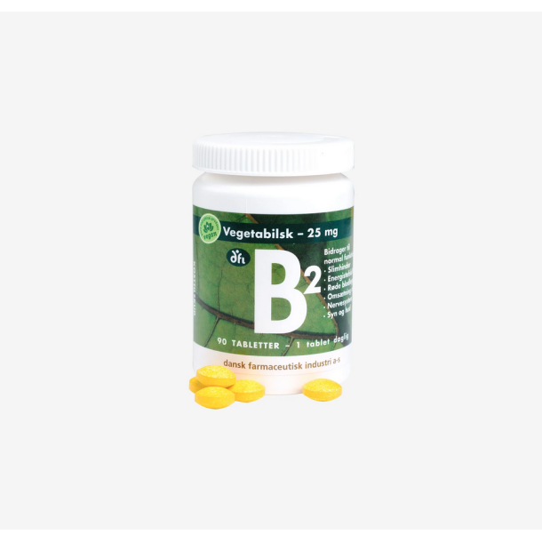 dfi B2-Vitamin 25 mg - 90 depottabletter