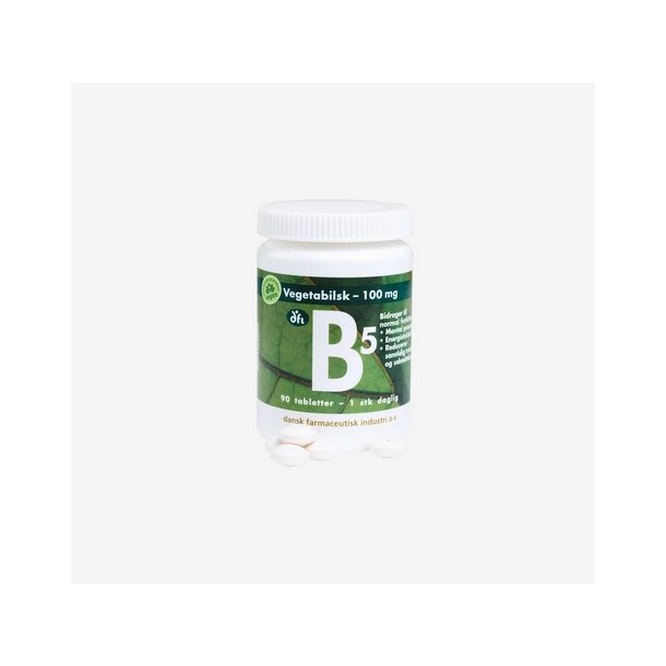 B5-Vitamin 100 mg. - 90 depottabletter