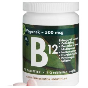 dfi B12-vitamin 500 ug. - 90 tabletter