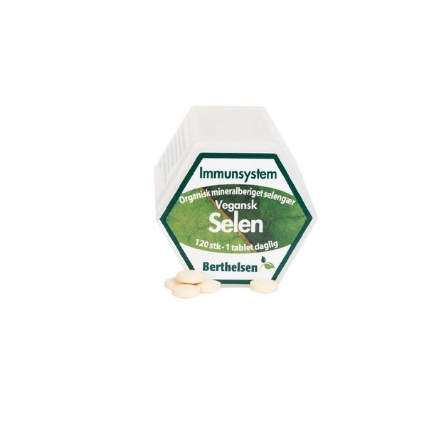 Berthelsen Naturlig Selen 100 mcg - 120 tabletter