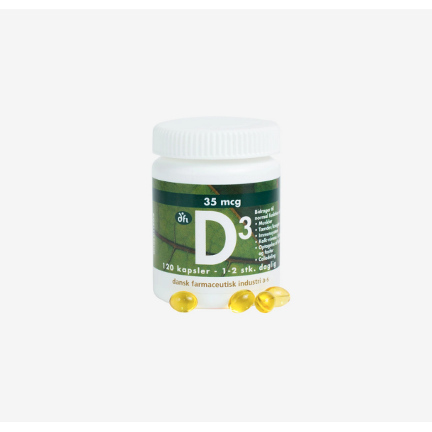 dfi D3-vitamin 35g - 120 kapsler