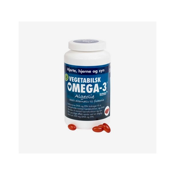 Omega-3 vegetabilsk algeolie - 180 kapsler
