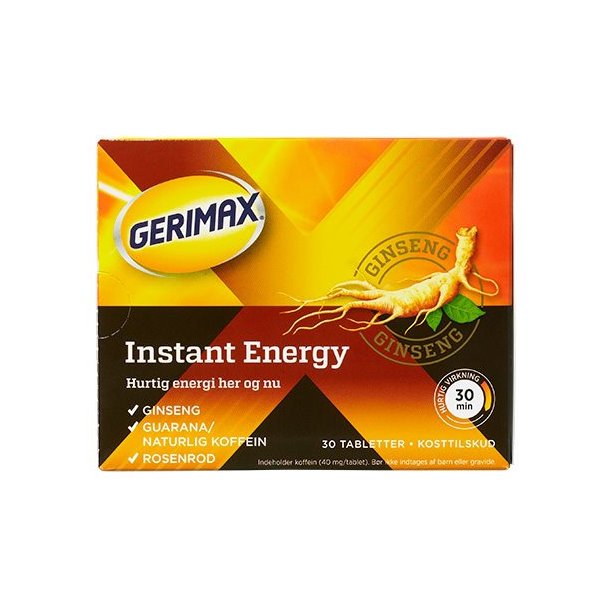 Gerimax Instant Energy - 30 stk.