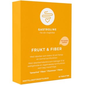 Gastroline Frugt & Fiber - 30 tabl.
