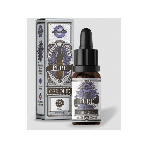 Raw Organics Pure CBD olie 35% / 3500mg - 10 ml