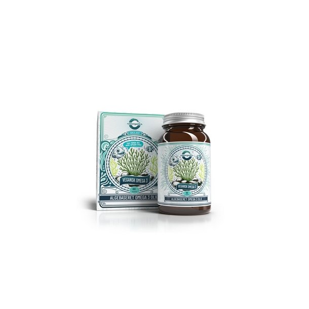 Raw Organics Vegansk omega-3 - 60 stk.