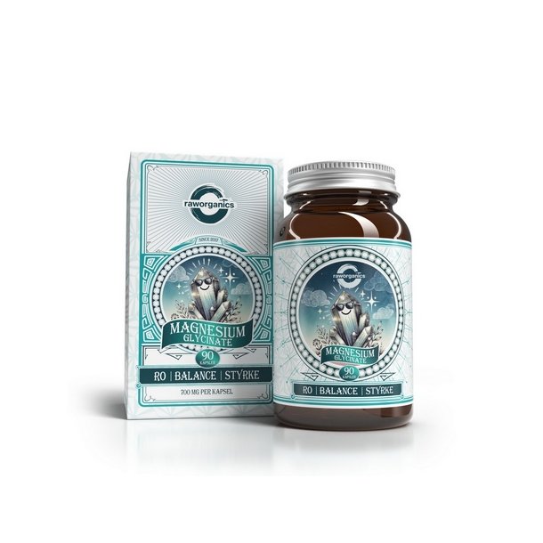 Raw Organics Magnesium Glycinate - 90 stk.