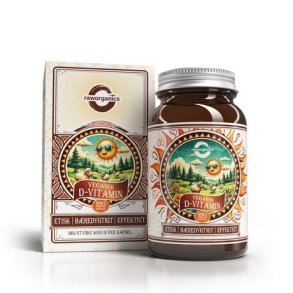 Raw Organics Vegansk D-vitamin - 120 stk.