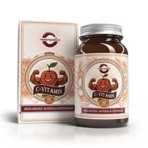 Raw Organics Naturligt C-vitamin - 60 stk.
