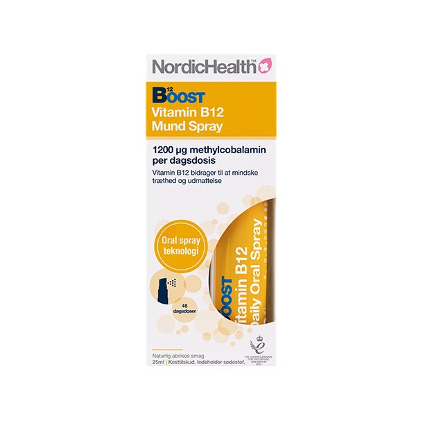 NordicHealth B12 vitamin spray - 25 ml.