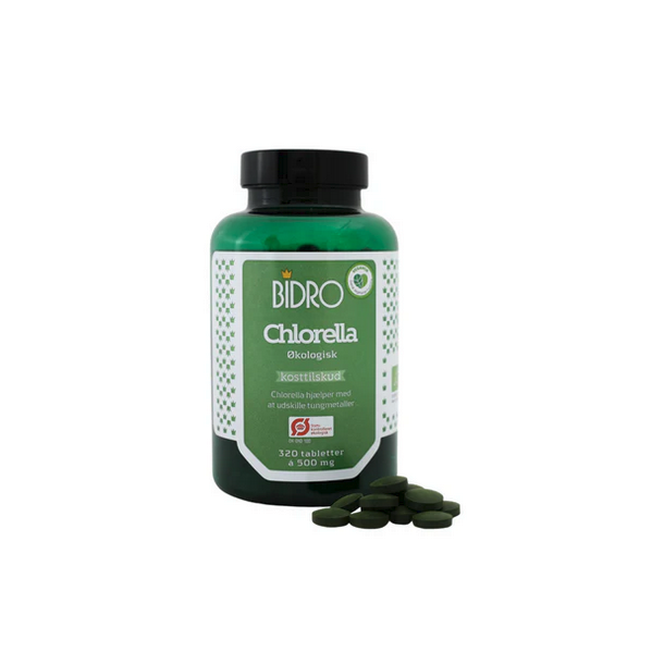 Bidro Chlorella  - 320 tab Bedst fr 3/24