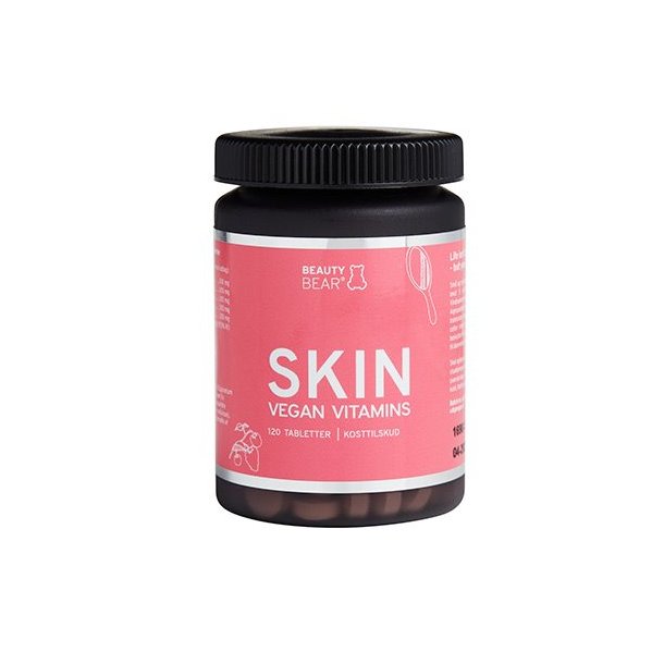 Berthelsen BeautyBear SKIN vitamin tabletter - 120 tabletter