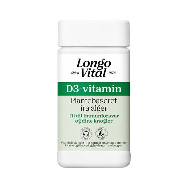 Longo Vital D-vitamin - 180 tabletter