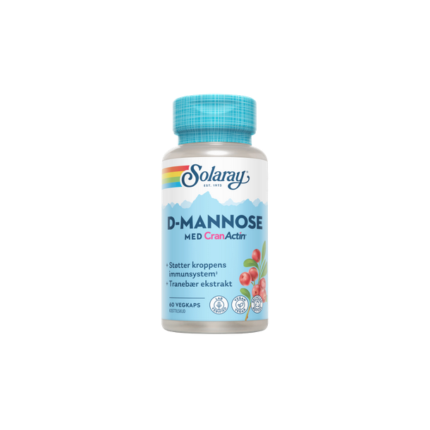 Solaray D-Mannose med CranActin - 60 kap