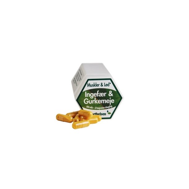 Berthelsen, Ingefær & Gurkemeje - 60 kaps