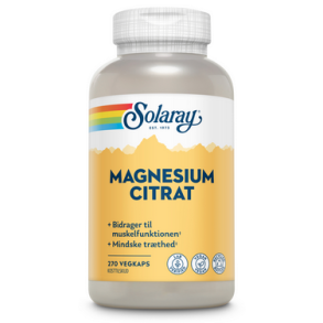 Solaray Magnesium Citrat - 270 stk.