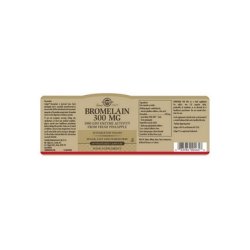 Solgar Bromelain 300 mg - 60 kap
