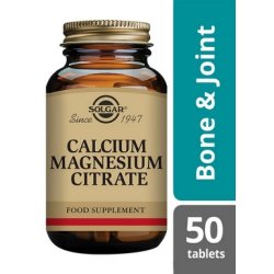 Solgar Calcium Magnesium Citrate - 50 tab