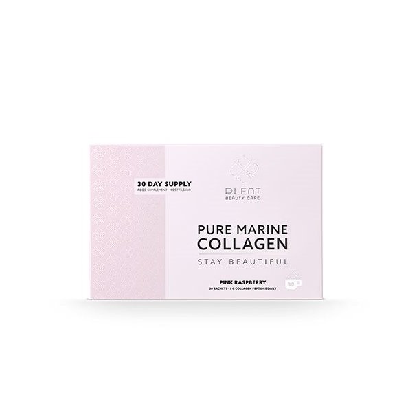 Plent Beauty Care, Pure Marine Collagen, Pink Raspberry - 150g