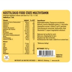 Nani Multivitamin Food state - 60 kap