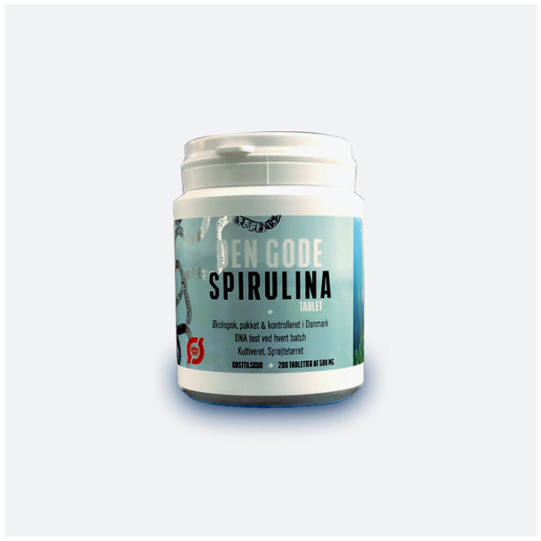 GREEN GODDESS DEN GODE SPIRULINA - 200 TABL