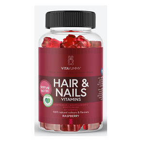 VitaYummy Hair & Nails Raspberry - 60 gum