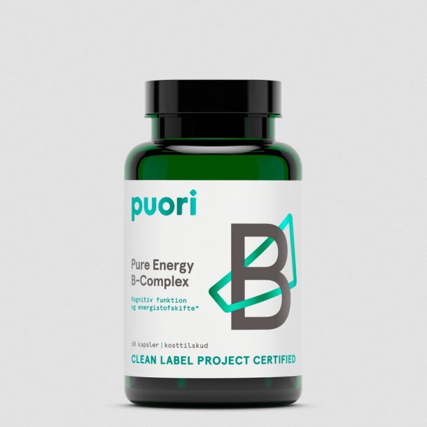 PUORI PURE ENERGY B-COMPLEX - 60 caps