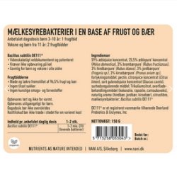 Nani Mlkesyrebakterier brn - 60 gum