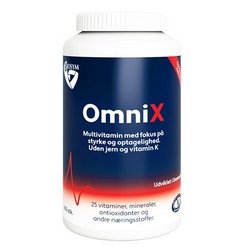 Biosym OmniX u. jern og k-vitamin - 160 stk.