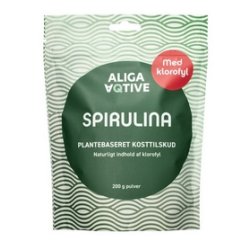 Aliga Aqtive Spirulina pulver - 200 gr.