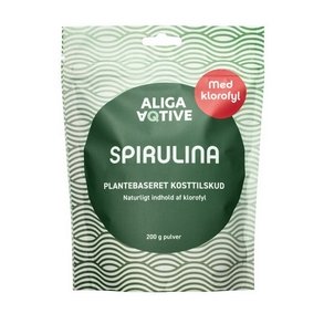 Aliga Aqtive Spirulina pulver - 200 gr.