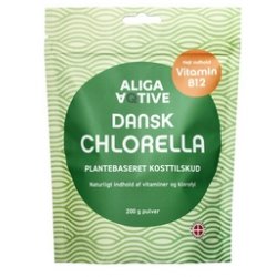 Aliga Aqtive Dansk Chlorella pulver - 200 gr.