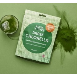 Aliga Aqtive Dansk Chlorella pulver - 200 gr.