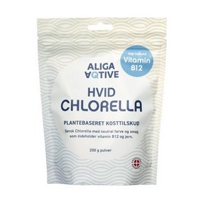 Aliga Aqtive Hvid Chlorella pulver - 200 gr.