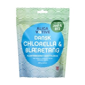 Aliga Aqtive Dansk Chlorella & Blretang - 200 gr.