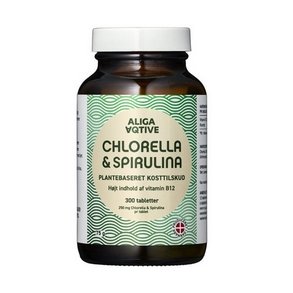 Aliga Aqtive Chlorella & Spirulina - 300 Tabletter 