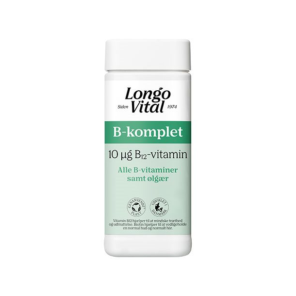 Longo Vital B-komplet - 180 tab.