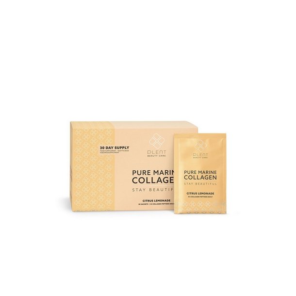 Plent Beauty Care, Pure Marine Collagen - Citrus Lemonade 30 x 5 gr