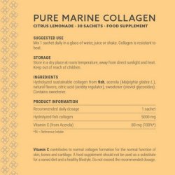Plent Beauty Care, Pure Marine Collagen - Citrus Lemonade 30 x 5 gr 