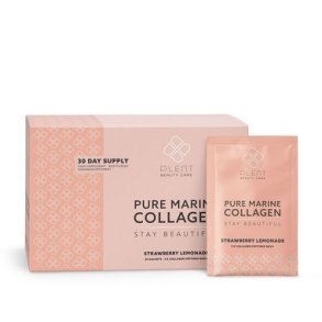 Plent Beauty Care, Pure Marine Collagen Strawberry Lemonade 30 x 5 gr