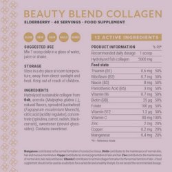 Plent Beauty Care Beauty Blend Collagen - Elderberry 277 g.
