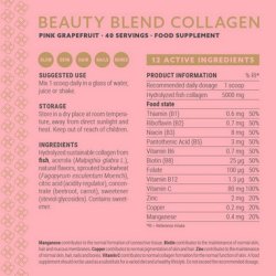 Plent Beauty Care Beauty Blend Collagen - Pink Grapefruit 277 g.